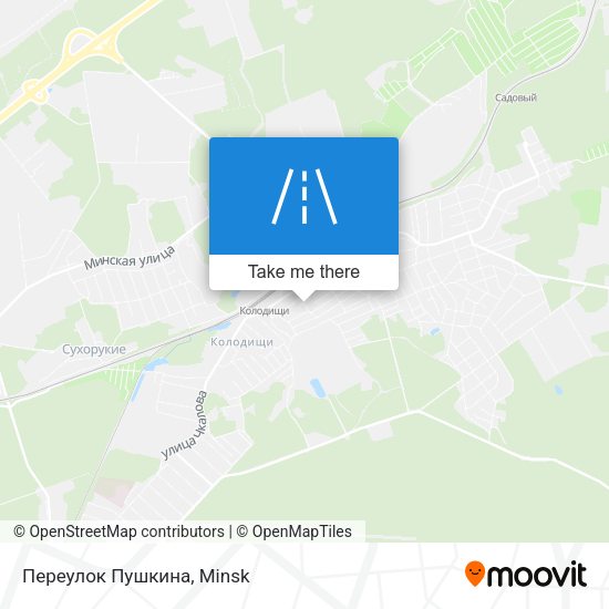 Переулок Пушкина map