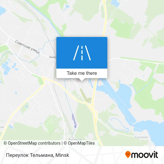Переулок Тельмана map