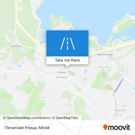 Печатная Улица map