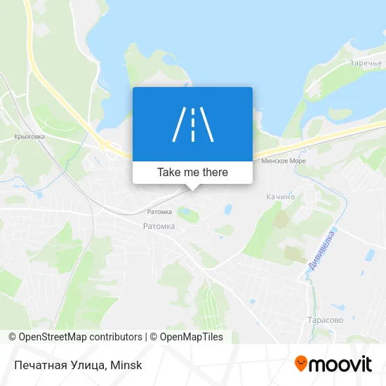 Печатная Улица map