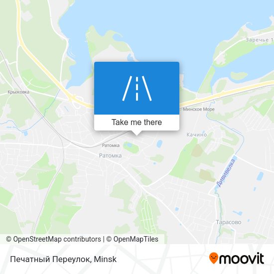 Печатный Переулок map