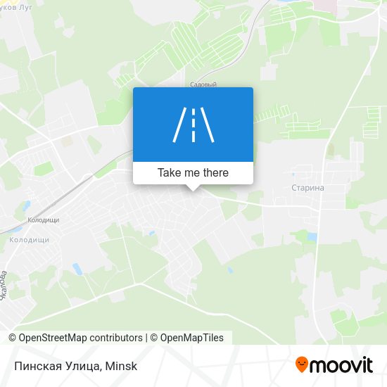 Пинская Улица map