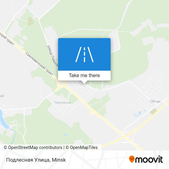 Подлесная Улица map
