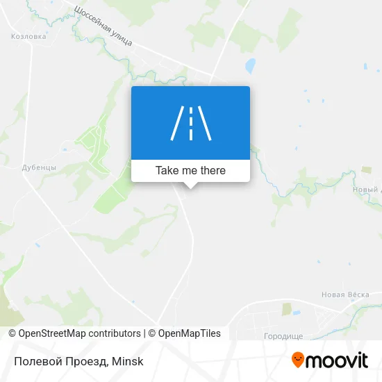 Полевой Проезд map