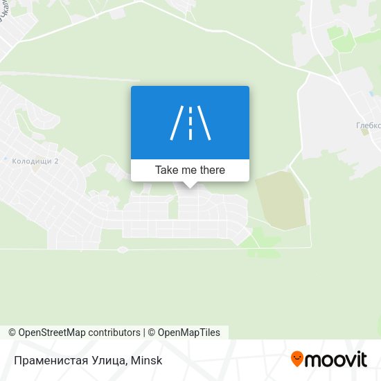 Праменистая Улица map