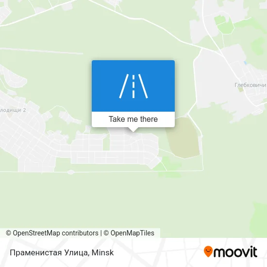 Праменистая Улица map
