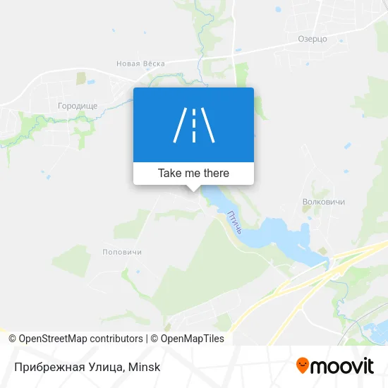 Прибрежная Улица map