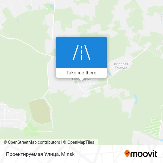 Проектируемая Улица map