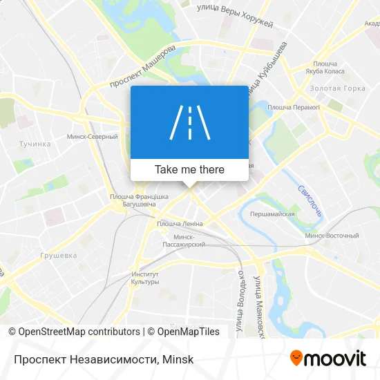 Проспект Независимости map