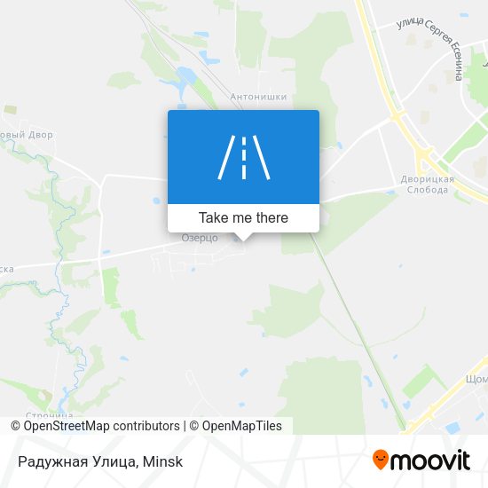 Радужная Улица map