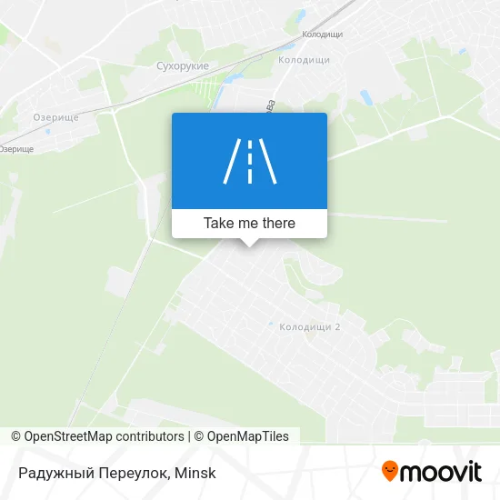 Радужный Переулок map