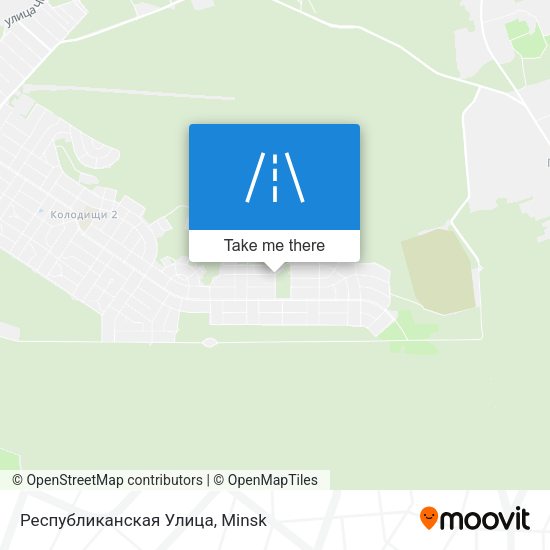 Республиканская Улица map
