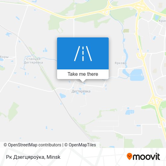 Рк Дзегцяроўка map