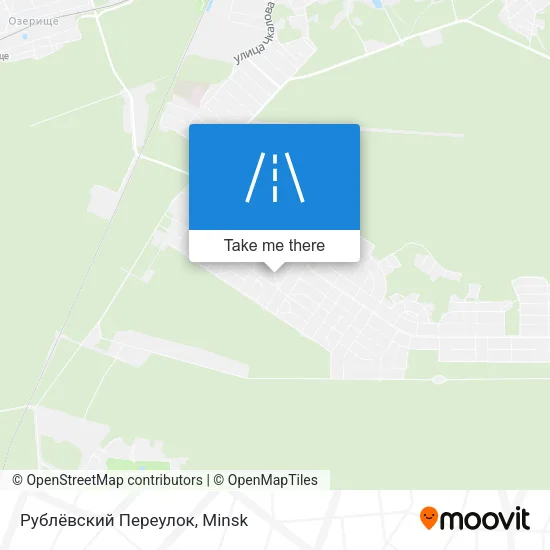 Рублёвский Переулок map