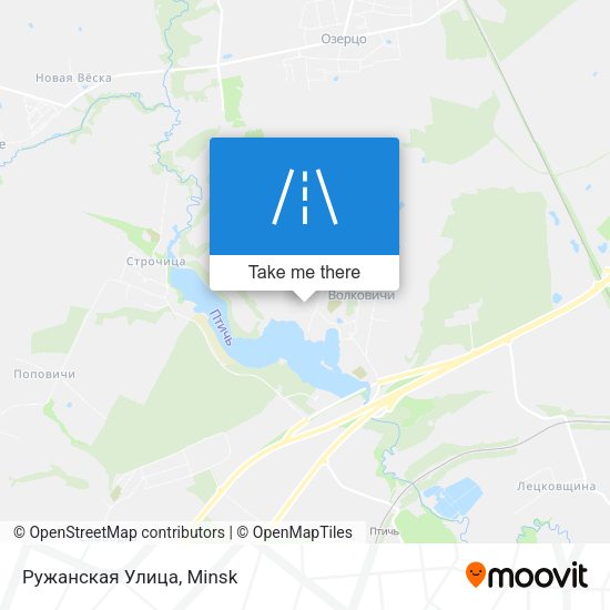 Ружанская Улица map
