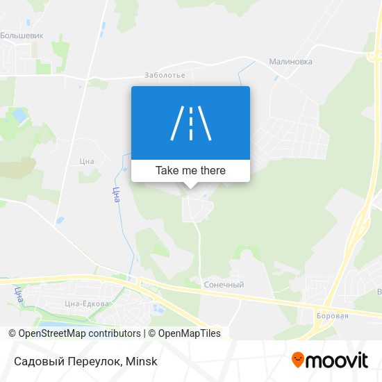 Садовый Переулок map