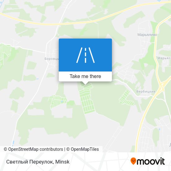 Светлый Переулок map