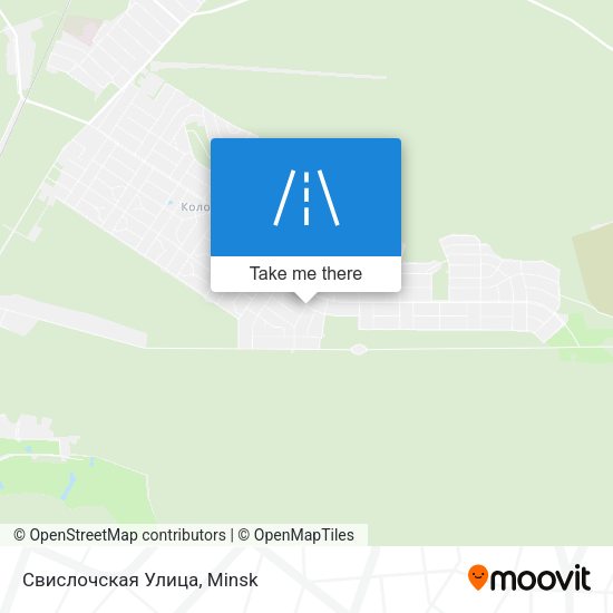 Свислочская Улица map