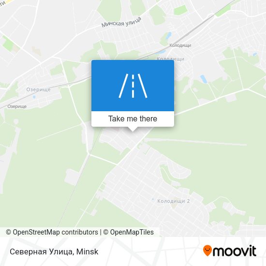 Северная Улица map