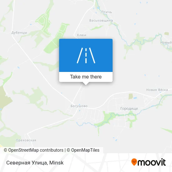 Северная Улица map
