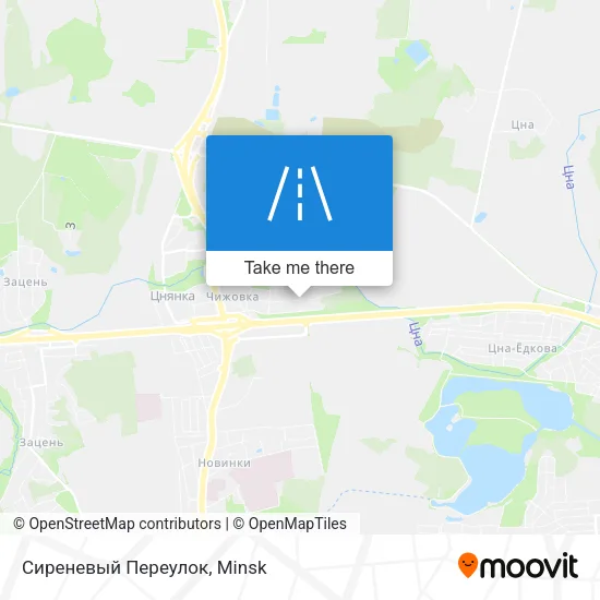 Сиреневый Переулок map