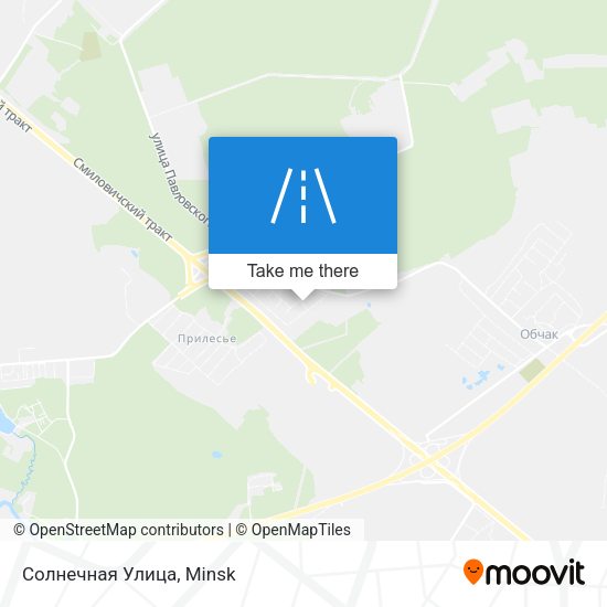 Солнечная Улица map