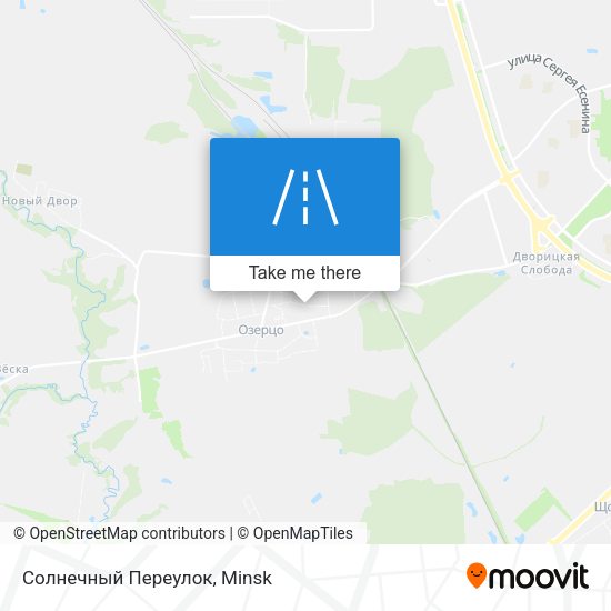 Солнечный Переулок map