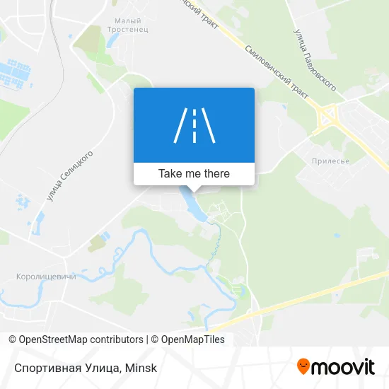 Спортивная Улица map