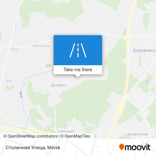 Столичная Улица map