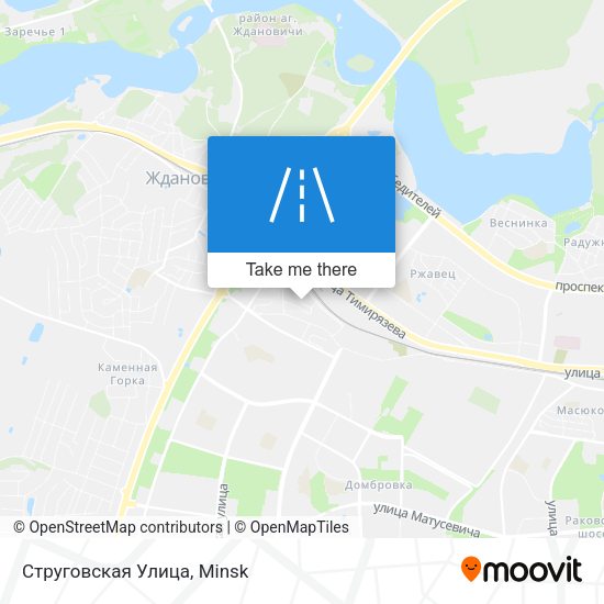 Струговская Улица map