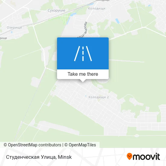 Студенческая Улица map