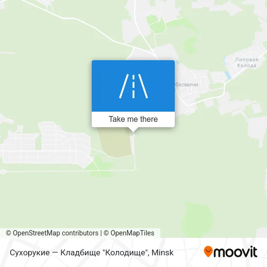 Сухорукие — Кладбище "Колодище" map