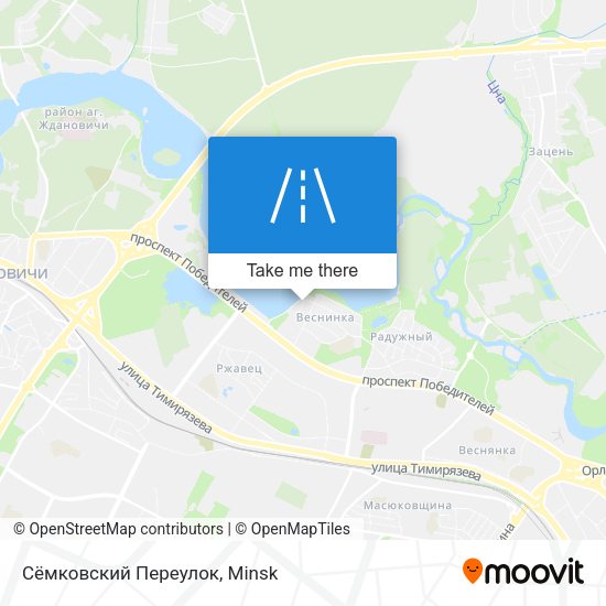 Сёмковский Переулок map