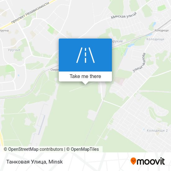 Танковая Улица map