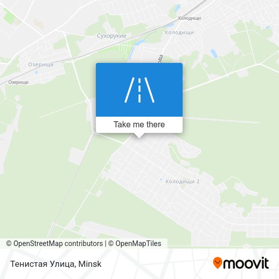 Тенистая Улица map