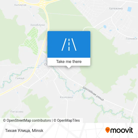Тихая Улица map
