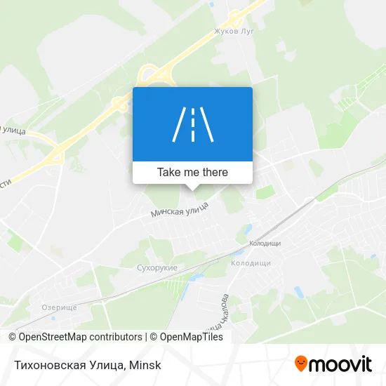 Тихоновская Улица map