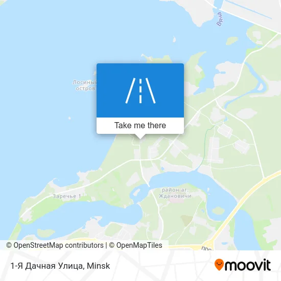1-Я Дачная Улица map