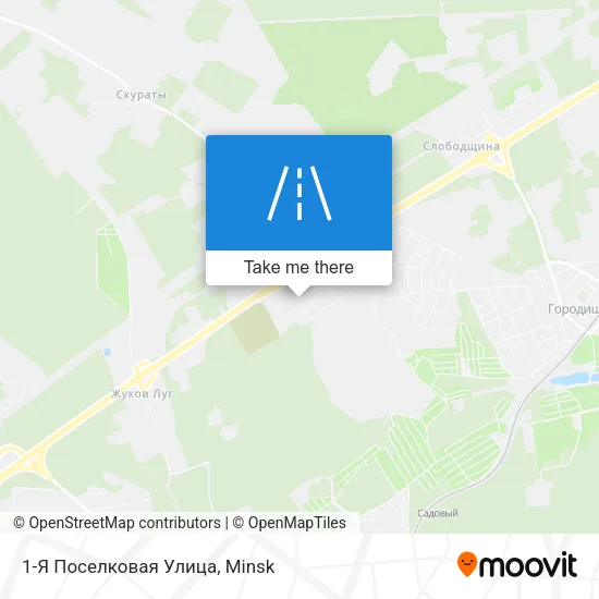 1-Я Поселковая Улица map