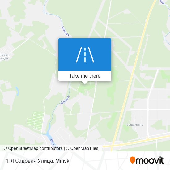1-Я Садовая Улица map