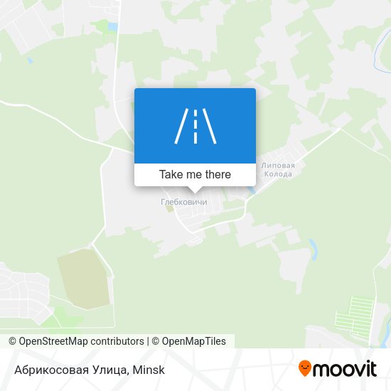 Абрикосовая Улица map