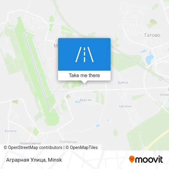 Аграрная Улица map