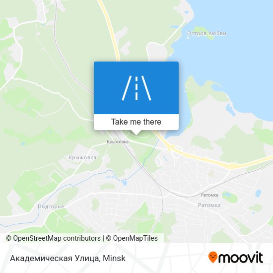 Академическая Улица map