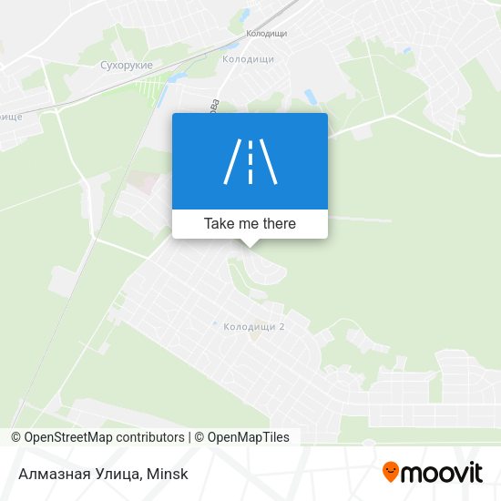 Алмазная Улица map