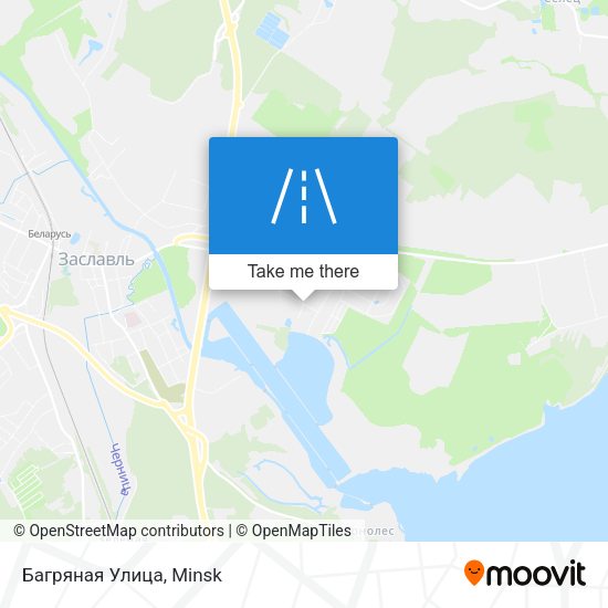 Багряная Улица map