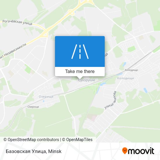 Базовская Улица map