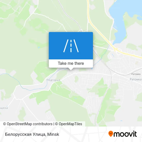 Белорусская Улица map