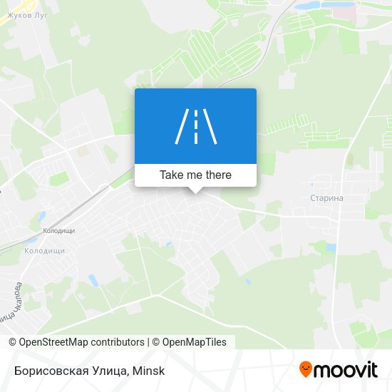 Борисовская Улица map