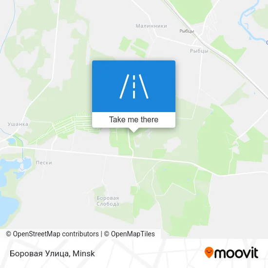 Боровая Улица map