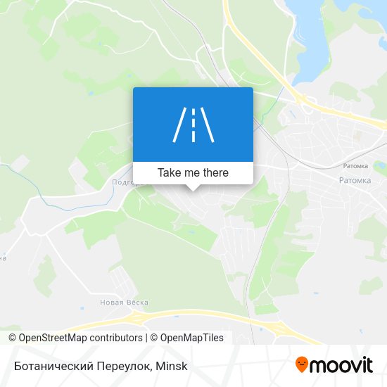 Ботанический Переулок map